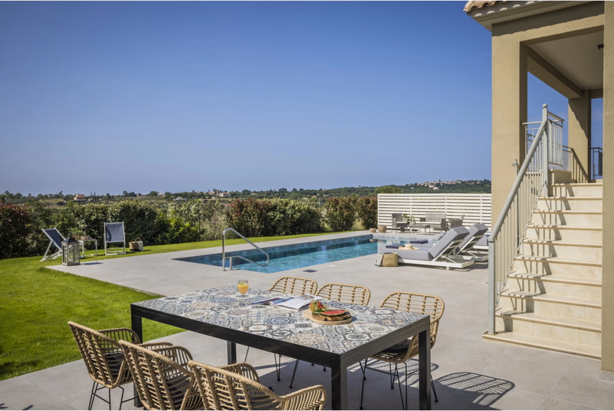 Prefab Pool for a Villa