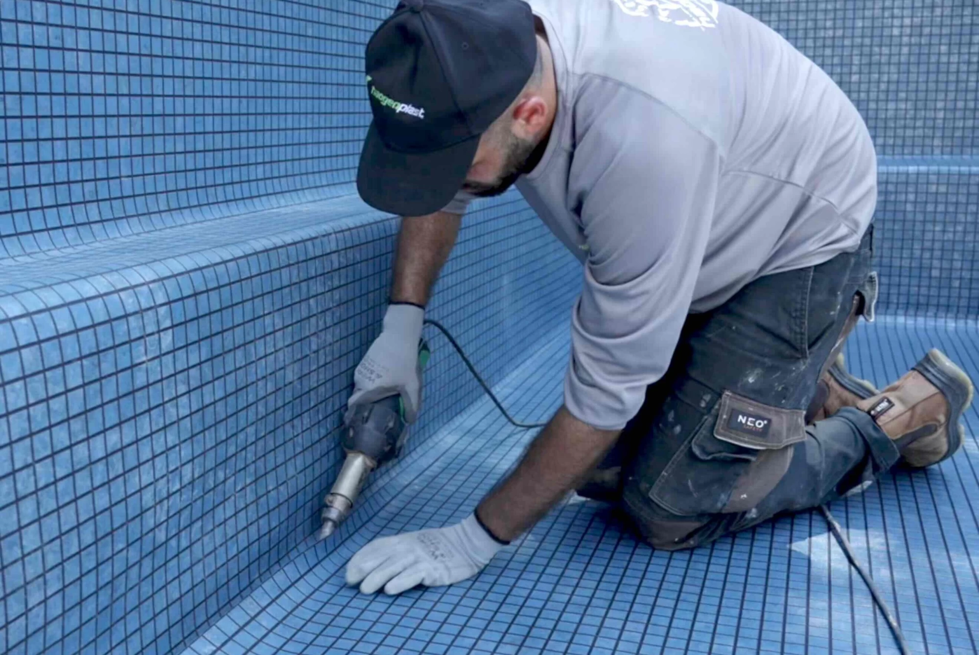 PVC Liner Membrane Finish